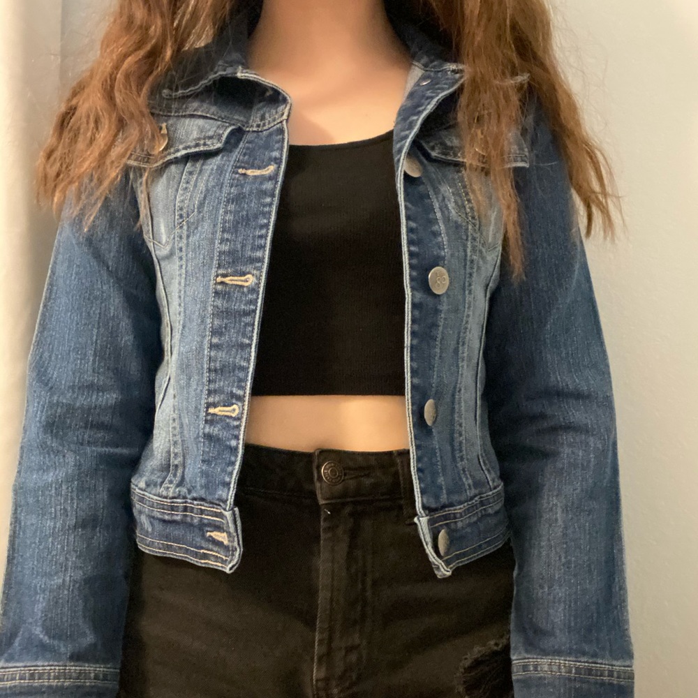 Cropped Jean Jacket